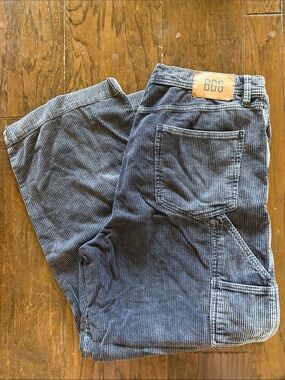BDG Men's Gray Corduroy Relaxed Jeans